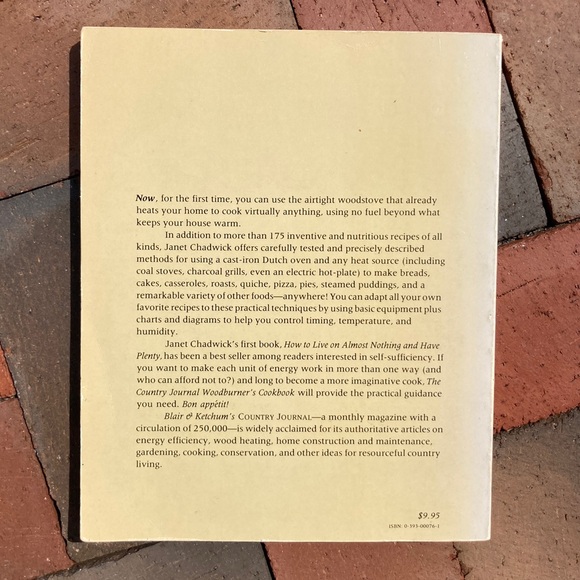 1981 The Country Journal Woodburner's Cookbook Homesteading Woodstove Recipes - Picture 12 of 12